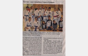 OUEST FRANCE - 27 MAI 2015 - OPEN NATIONAL KATA - ORLEANS