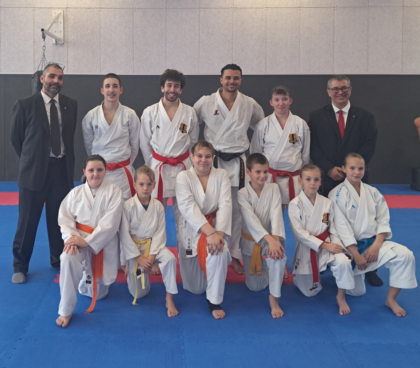 Ken'Zen avec Lucas JEANNOT, entraineur national Kata