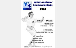 Regroupement départemental kata - 14 mars