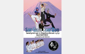 Gala Ken'Zen - 30 avril / 1er mai