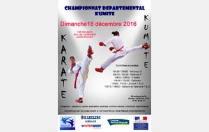 Résultat du championnat départemental kumité