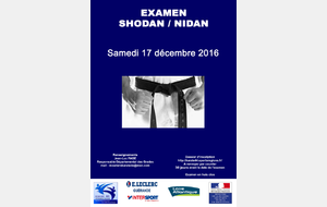 Examen départemental Shodan / Nidan
