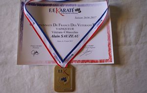 Alain devient Champion de France kata 2017
