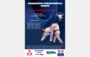 Résultats du championnat départemental kumité MCJSV
