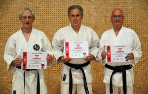 4 licenciés Ken'Zen ont reçu l'attestation "SAGES ET SAMOURAIS 2018"