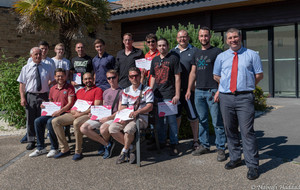 Diplôme DAF remis à Steve