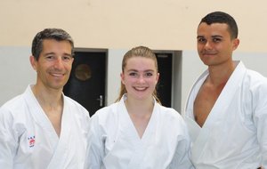 Wanda au regroupement national kata à PARIS