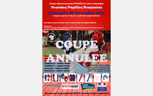Coupe départementale kumité PPB - ANNULE EN RAISON DE LA COVID 19