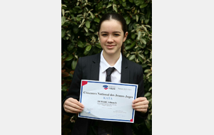 Athénaïs est 4ème au concours national des jeunes arbitres