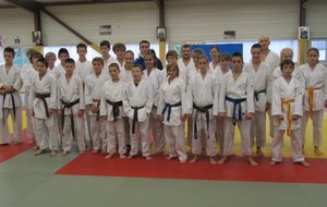 Stage équipe départementale kumité avec Jonathann LUCAS (groupe Minimes/Cadets).