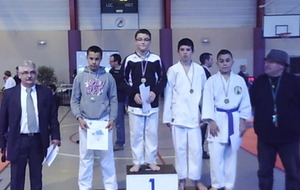 Romain GIRARD, 1er en kumité (Minime -50 kg)