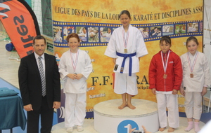 Lucie, 2ème en kata