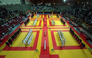 La salle du championnat de France KATA (INJ)