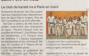 29 JANVIER 202 - CHAMPIONNAT DE LIGUE KATA - ANGERS