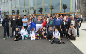 Excursion à Montpellier pour le championnat d'Europe.