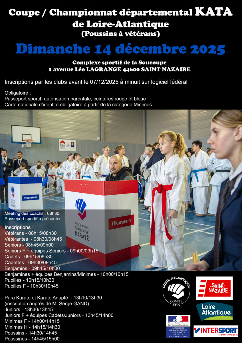Coupe et championnat départemental kata