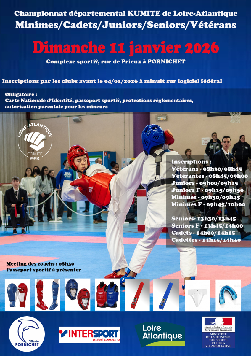 Championnat départemental kumité MCJSV