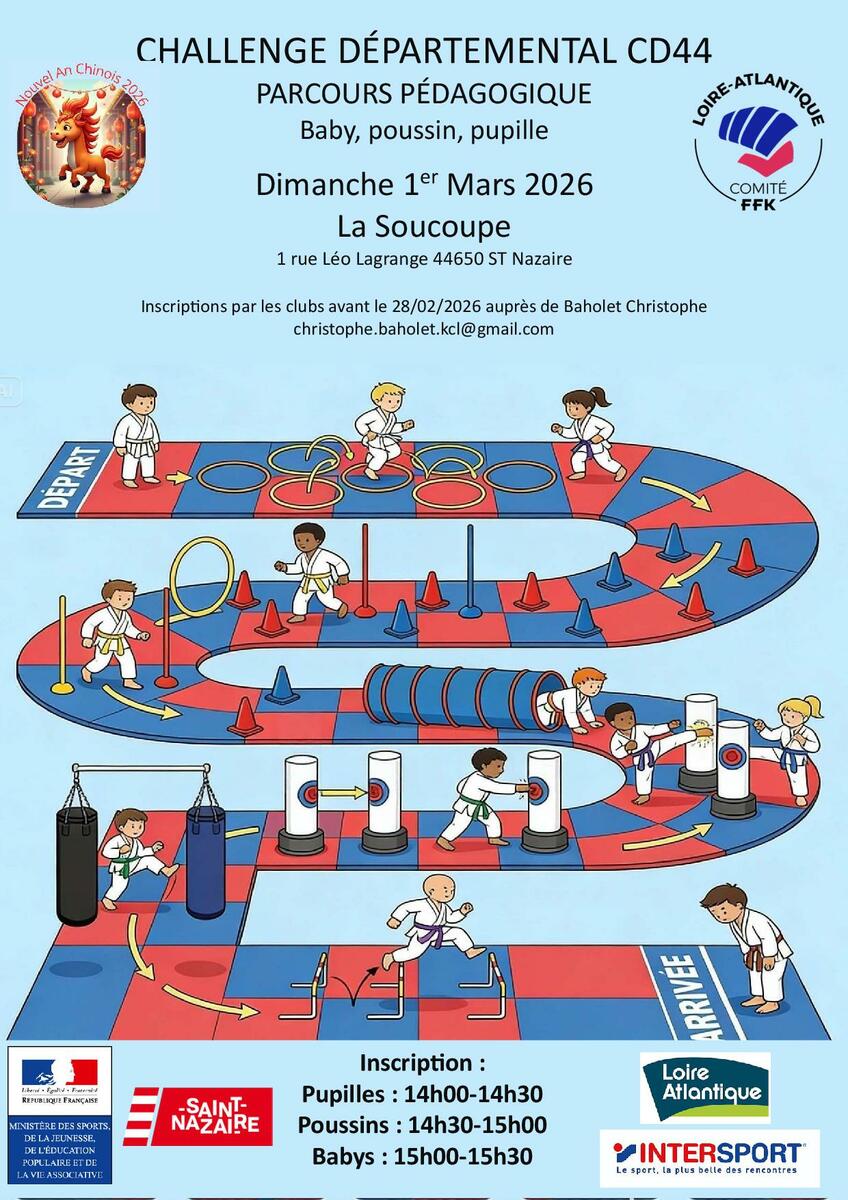 Challenge départemental - Le Parcours