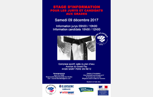 Information aux candidats shodan / nidan / sandan