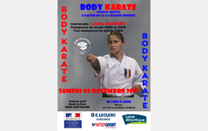 Stage de body karaté