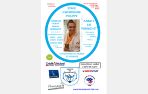 Stage avec Gwendoline PHILIPPE, championne du monde kumité