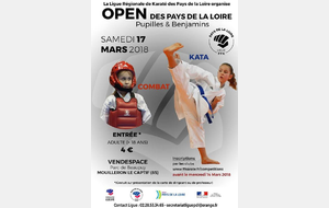 17/03/2018 - Open kata / kumité des Pays de la Loire (Pupilles / Benjamins)
