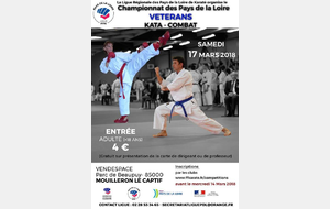 17/03/2018 - Championnat Vétérans kata/kumite des Pays de la Loire