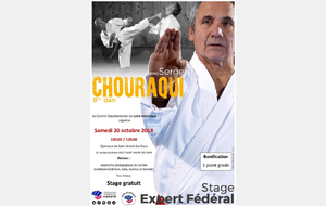 Stage expert fédéral - Serge CHOURAQUI