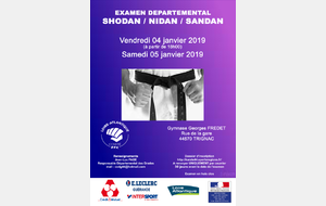 Examen départemental Shodan / Nidan / Sandan