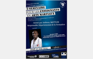E-Séminaire pour les enseignants en Arts Martiaux