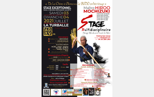 Stage Hiroo MOCHIZUKI, CN 10ème dan