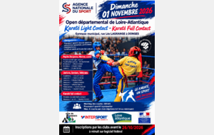 Open départemental karaté light contact