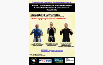 Stage sélection élite départementale "contacts"