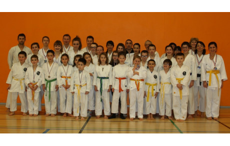 Résultat du championnat départ. kata - 25 podiums