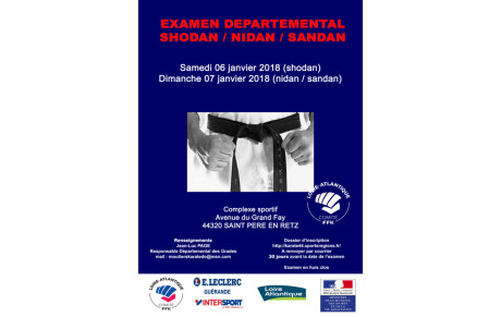Examen de grades Shodan / Nidan / Sandan