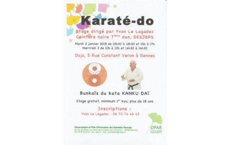 Stage Yvon LE LAGADEC, CN 7ème dan