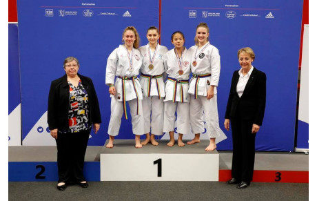 Wanda 3ème du championnat de France Kata