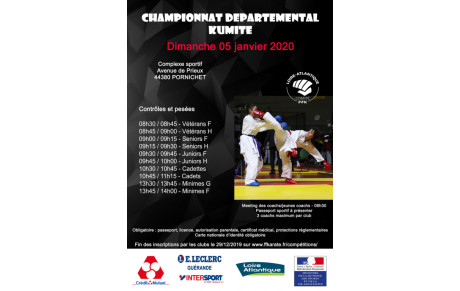 Championnat départemental kumité MCJSV