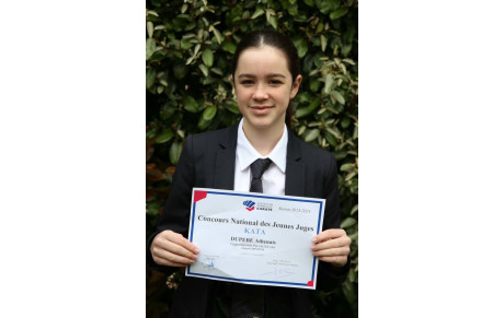Athénaïs est 4ème au concours national des jeunes arbitres