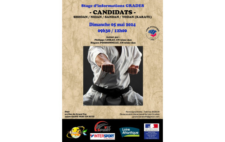 Stage préparation examen ceinture noire