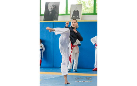 Ken'Zen en stage élite Kumité avec Alizée AGIER