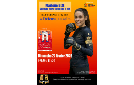 Inscription stage self défense - 22/02/2026