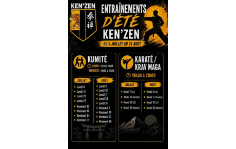 Entrainements été